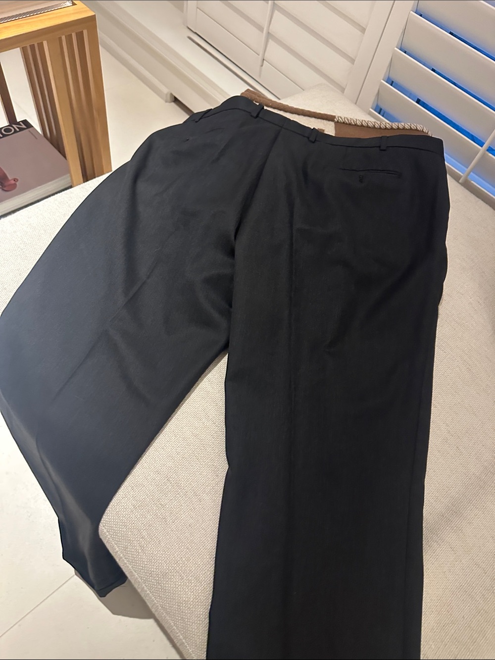 Joseph & Feiss Men's dark grey Dress Pants - Picture 5 of 5